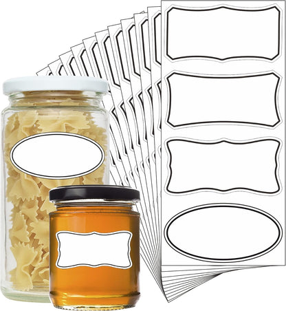 Removable Freezer Food Labels for Jars Easy Peel Off - Frozen Food Storage Labels that Leave No Sticky Residue After Use (Type 2)