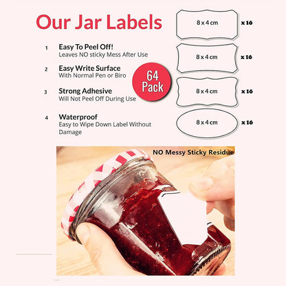 Removable Freezer Food Labels for Jars Easy Peel Off - Frozen Food Storage Labels that Leave No Sticky Residue After Use (Type 2)