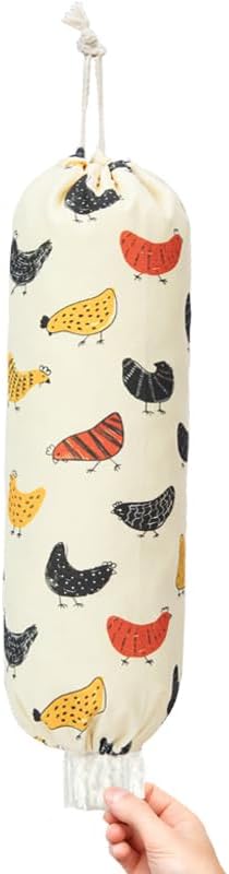 TOGETRUE Plastic Bag Holder, Cute Grocery Bag Holder for Plastic Bags, Wall Mount Bags Dispenser for Home Kitchen Decor (Cat)
