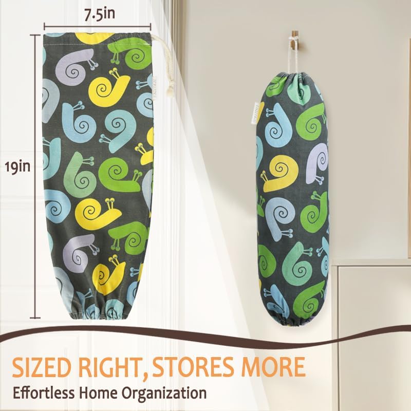 TOGETRUE Plastic Bag Holder, Cute Grocery Bag Holder for Plastic Bags, Wall Mount Bags Dispenser for Home Kitchen Decor (Cat)