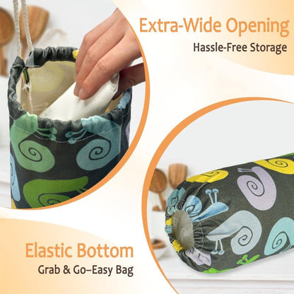 TOGETRUE Plastic Bag Holder, Cute Grocery Bag Holder for Plastic Bags, Wall Mount Bags Dispenser for Home Kitchen Decor (Cat)