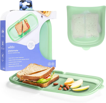 Platemate Reusable Silicone Storage Bag, Smoothie Purple