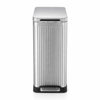 12 Gallon Kitchen Trash Can with Slim Fit Design