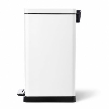 12 Gallon Kitchen Trash Can with Slim Fit Design