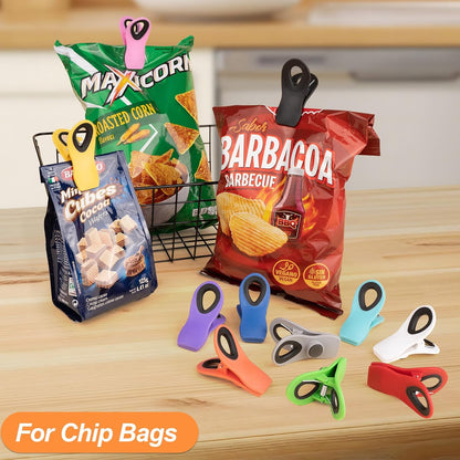 Chip Clips Bag Clips, Magnetic Bag Clip for Food Storage