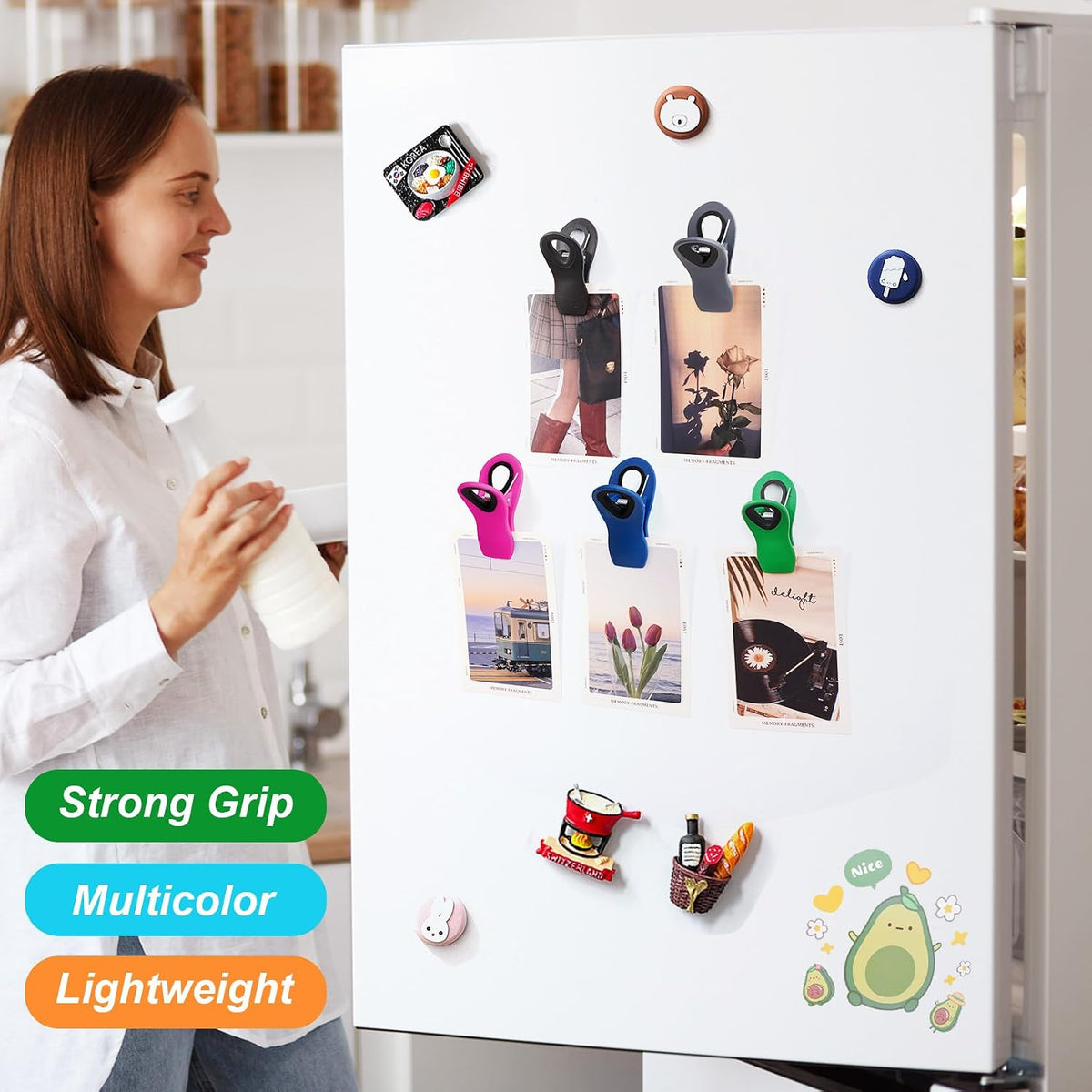 Chip Clips Bag Clips, Magnetic Bag Clip for Food Storage