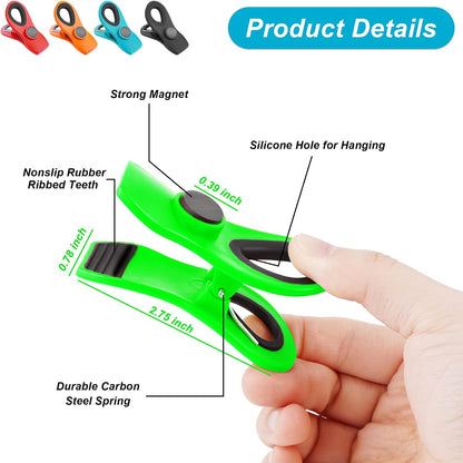 Chip Clips Bag Clips, Magnetic Bag Clip for Food Storage