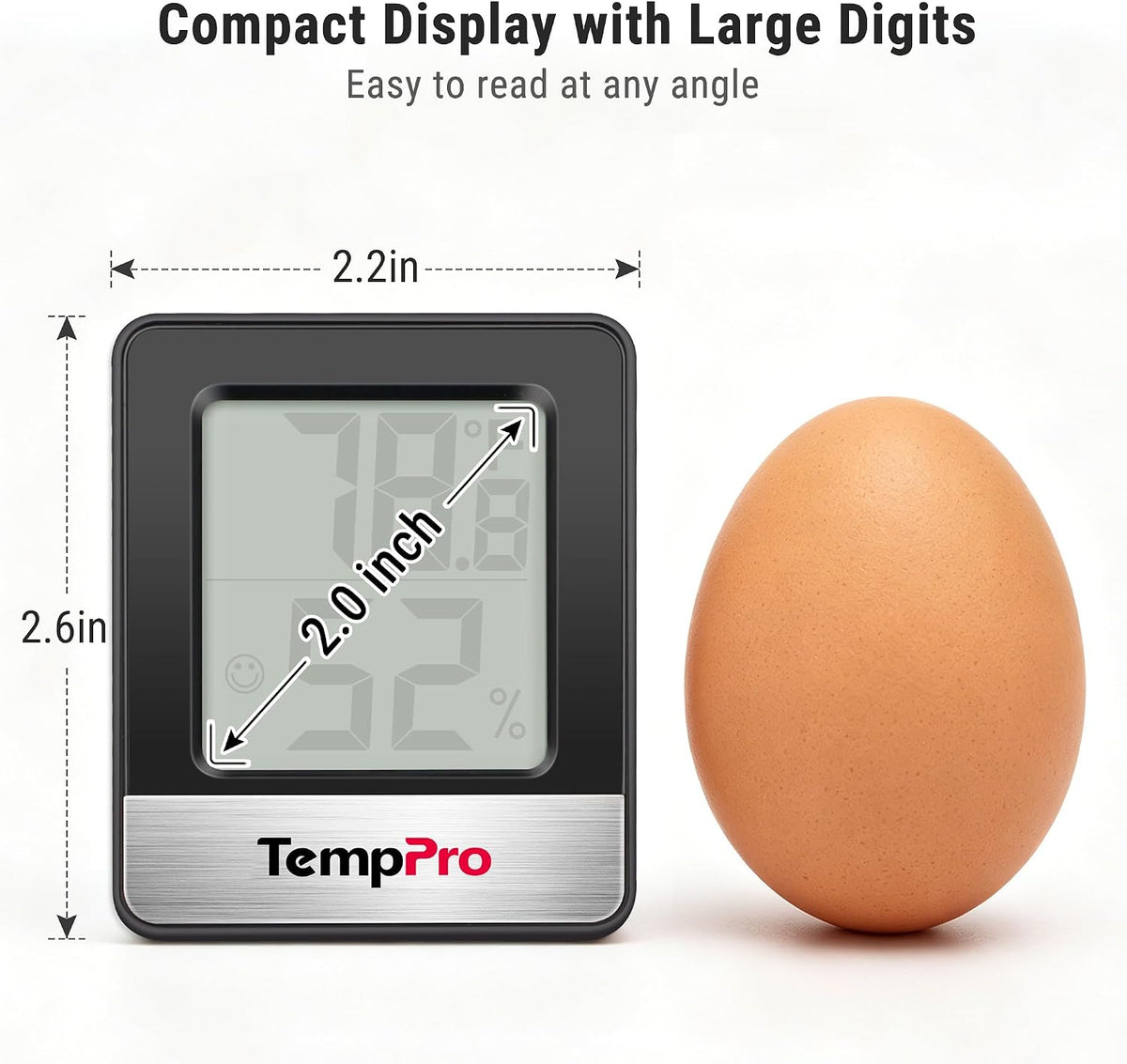 TempAir Digital Hygrometer Indoor Thermometer