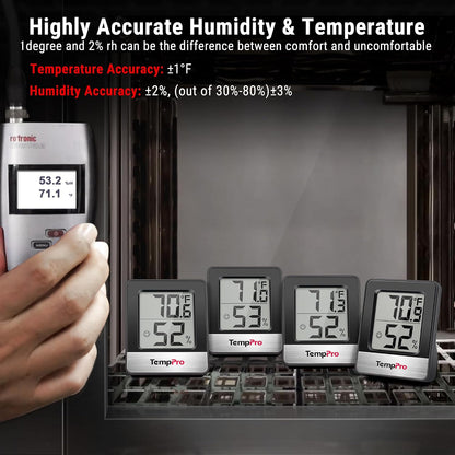 TempAir Digital Hygrometer Indoor Thermometer