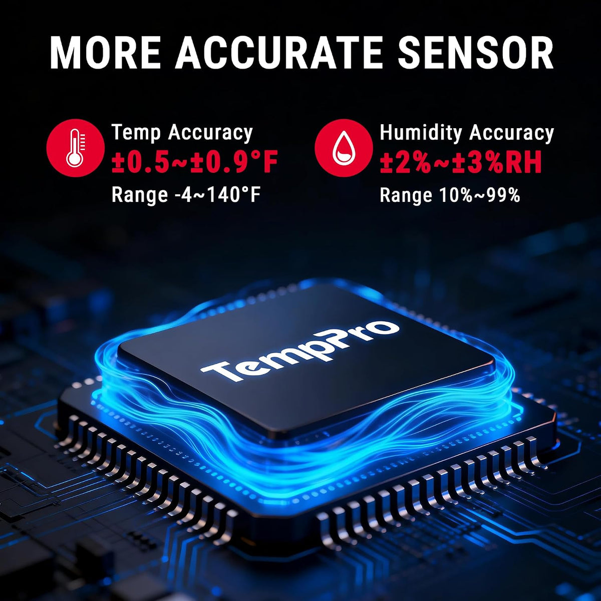 TempAir Digital Hygrometer Indoor Thermometer