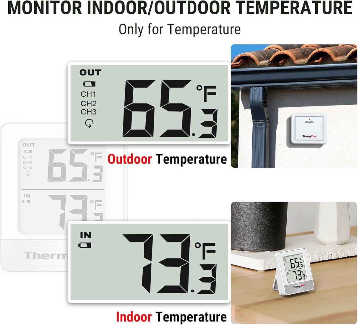 TempAir Digital Hygrometer Indoor Thermometer