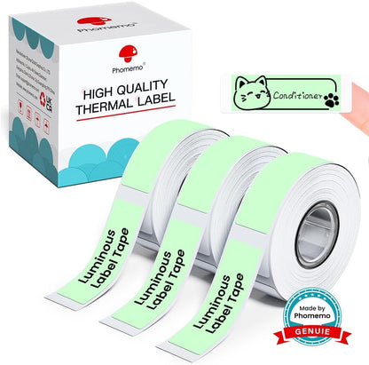 D30 Label Tape, Black on Transparent Clear Sticker Thermal Paper | for D30 D35 Q30 Q30S Label Maker, Self-Adhesive Label Maker Tape, 14mm x 30mm (0.55 x 1.18 Inch) 210 Labels/Roll, 3-Roll
