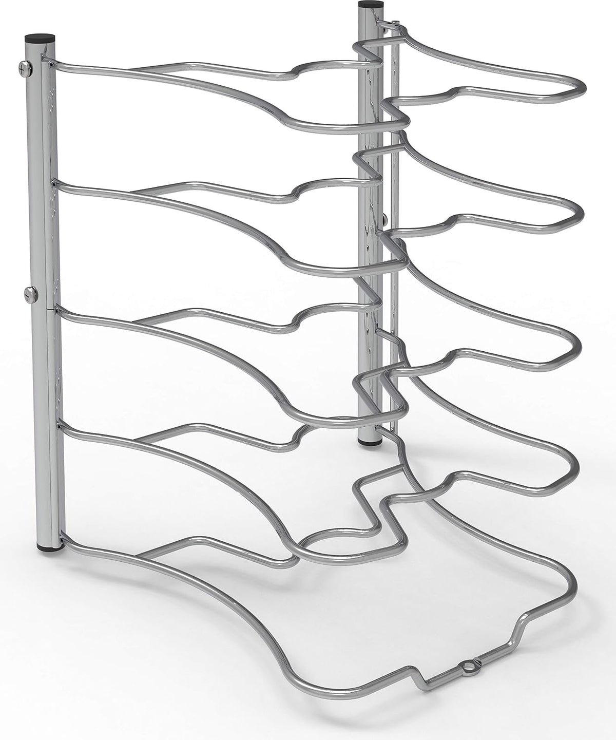Cabinet Pantry Pot and Pan Organizer Holder Rack, Bronze