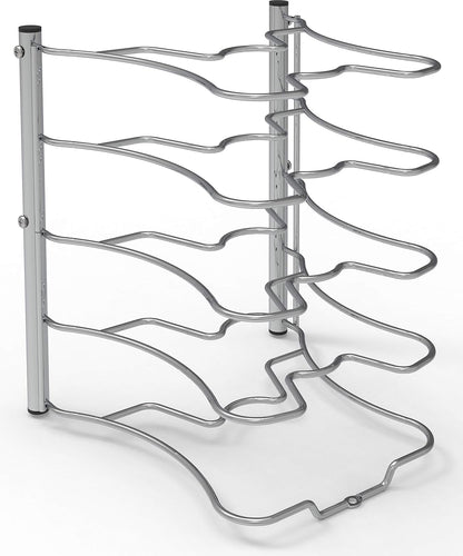 Cabinet Pantry Pot and Pan Organizer Holder Rack, Bronze