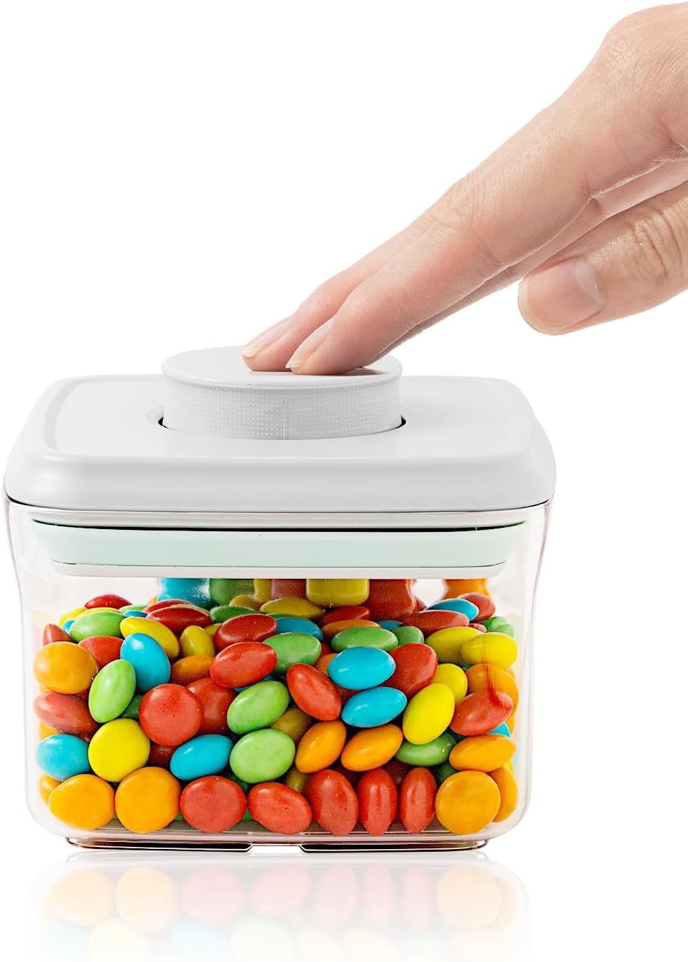Airtight Food Storage Containers, 5 Sizes, Pop-Top Lids | Clear Stackable Pantry Canisters for Flour, Sugar, Cereal, Pasta, Oats, Coffee, Snacks and Everyday Home Baking Ingredients