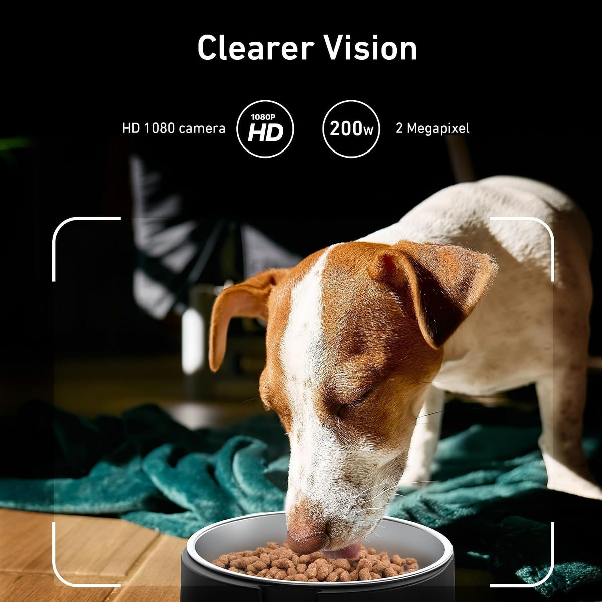 Automatic Dog Feeder - 8L/34 Cups Large Capacity Automatic Cat Food Dispenser with LCD Screen, Large Food Tray, Battery Operated, Timed Cat Feeder, Up to 50 Portions 6 Meals Per Day, Keeps Fresh