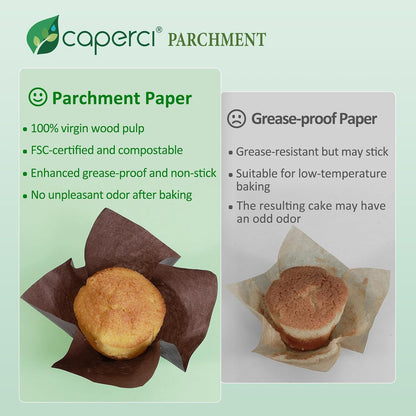 150pcs Tulip Cupcake Liners Parchment Paper Muffin Cups for Baking