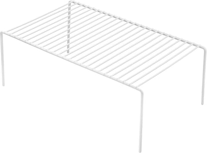 Large (15.7 x 9. 4 Inch) Cabinet Storage Shelf Rack, Rustproof Kitchen Counter and Cabinet Shelf, Storage Rack Organizer for Kitchen, Fridge, Cabinet, Bathroom, Set of 2