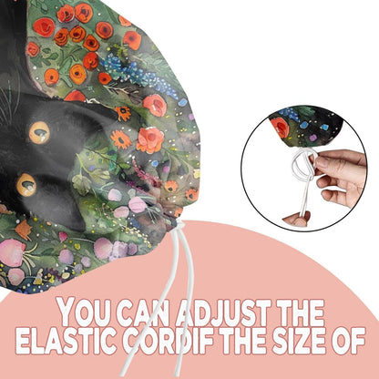 Mushroom Plastic Bag Holder, Christmas Butterfly Gifts for Women Mom Sister | Wall Mount Grocery Bag Holder for Plastic Storage bag, Storage Organizer Reusable Grocery Bags, Pull Rope Free Adjustment