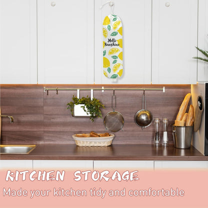 Mushroom Plastic Bag Holder, Christmas Butterfly Gifts for Women Mom Sister | Wall Mount Grocery Bag Holder for Plastic Storage bag, Storage Organizer Reusable Grocery Bags, Pull Rope Free Adjustment
