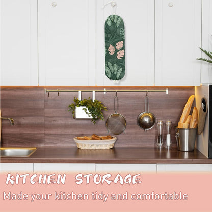 Mushroom Plastic Bag Holder, Christmas Butterfly Gifts for Women Mom Sister | Wall Mount Grocery Bag Holder for Plastic Storage bag, Storage Organizer Reusable Grocery Bags, Pull Rope Free Adjustment