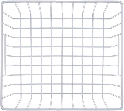16" Upright Freezer Organizer Baskets, Wire Storage Bins Large Bakset for Freezer, Pantry, Kitchen, Bathroom Organizing, White, Set of 6