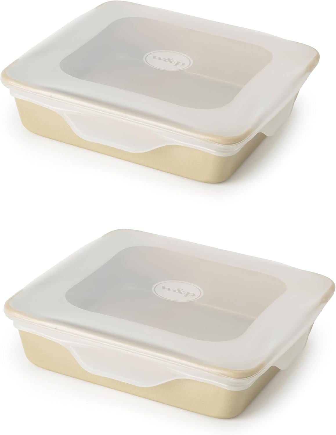 W&P Reusable Silicone Stretch Lid, Set of 6 Circular Lids, Dishwasher Safe, Freezer Safe, LFGB/Premium Materials, Microwave Safe, Clear