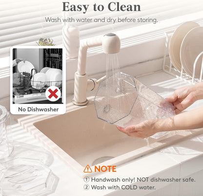 1 Gallon Drink Dispenser for Party with Leak-Proof Spigot, 2 Pcs