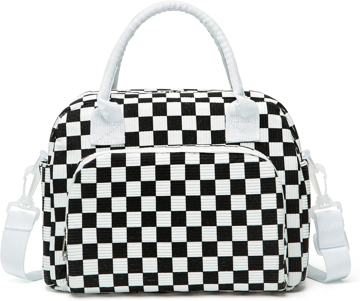 Insulated Lunch Bag for Women Men Large Reusable Lunch Box Adult Leakproof Portable Cooler Tote Bags for Work Picnic