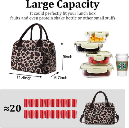 Insulated Lunch Bag for Women Men Large Reusable Lunch Box Adult Leakproof Portable Cooler Tote Bags for Work Picnic