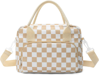 Insulated Lunch Bag for Women Men Large Reusable Lunch Box Adult Leakproof Portable Cooler Tote Bags for Work Picnic