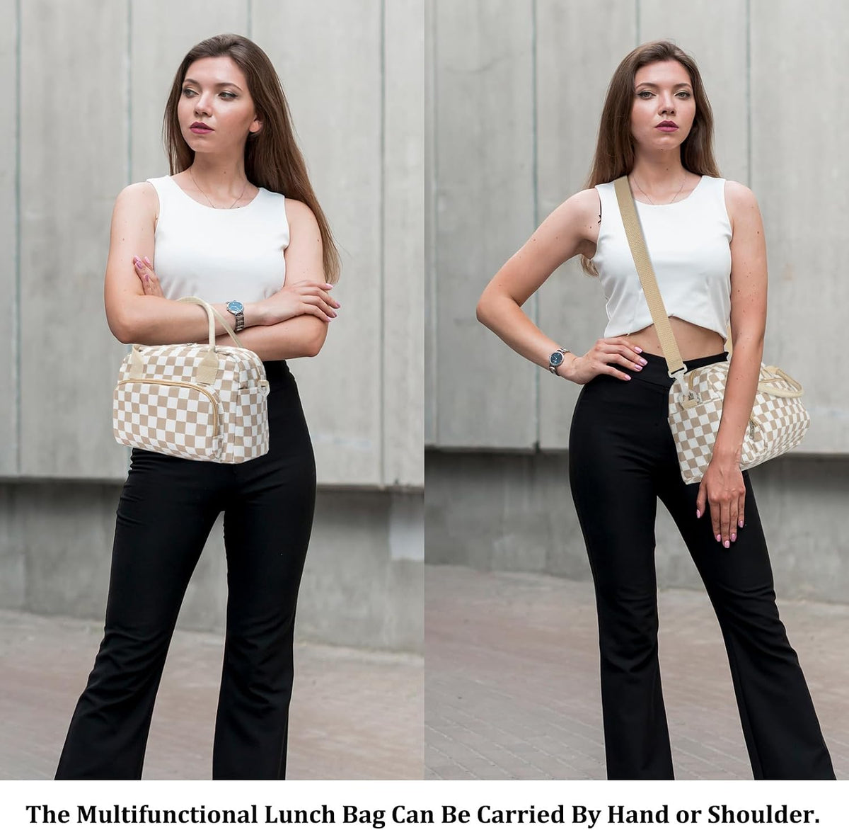 Insulated Lunch Bag for Women Men Large Reusable Lunch Box Adult Leakproof Portable Cooler Tote Bags for Work Picnic