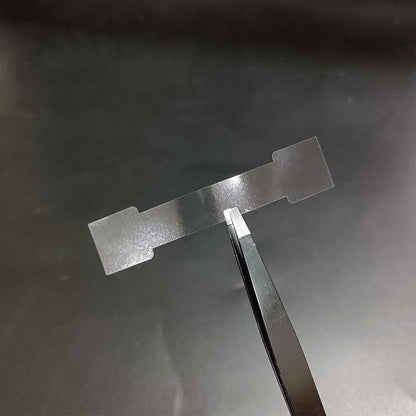 Crystal Clear Sealing Label Transparent Blank Tamper Proof Labels Bone Shape Package Seal Self Adhesive Security Warranty Void Tamper evident Stickers (120pcs)