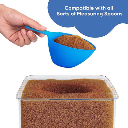 Extra Large Airtight Food Storage Containers with Lids, Pack of 2, 6.5L, 220Oz, Airtight Kitchen and Pantry Bulk Canisters for Flour, Sugar, Rice, and Baking Supplies - Transparent