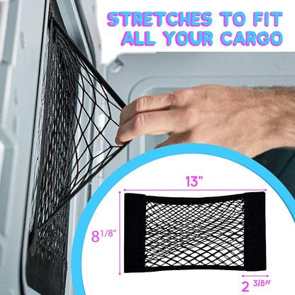 Cooler Net for Dry Storage and Organization - Compatible with YETI, RTIC, Ninja, Igloo, Coleman, Lifetime, Pelican Ice Chests - Works with Cooler Lights, Wheel Kits, RTIC Cooler Accessories, and More