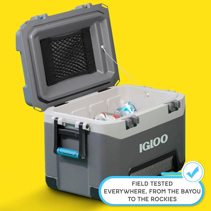 Cooler Net for Dry Storage and Organization - Compatible with YETI, RTIC, Ninja, Igloo, Coleman, Lifetime, Pelican Ice Chests - Works with Cooler Lights, Wheel Kits, RTIC Cooler Accessories, and More