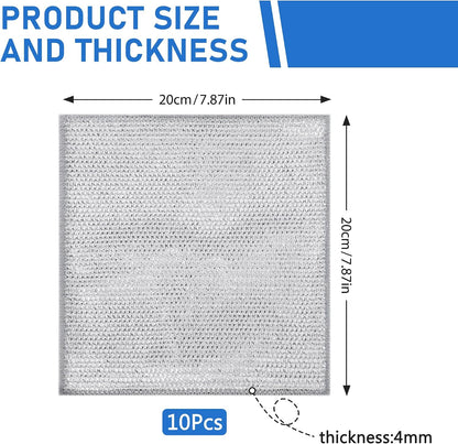 Non-Scratch Steel Wool Dishcloths Kitchen Scrubbers