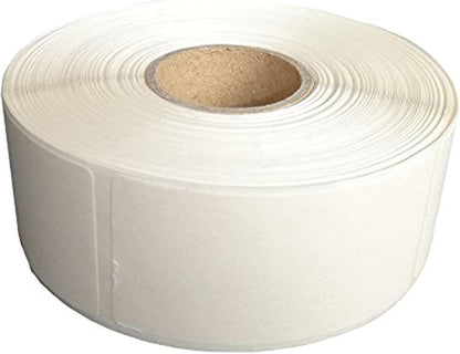 500 Pcs Blank White 1 x 2 Inch Dissolvable Labels