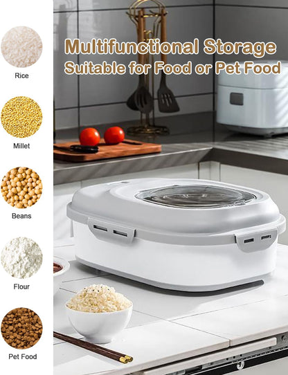 20-30 Lbs Rice Storage Container,Collapsible Food Storage Containers