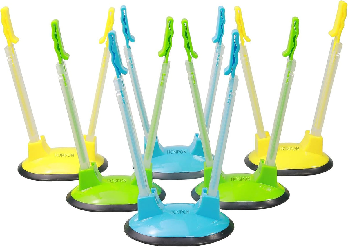 Baggy Rack For Ziploc Bag Holder, Food Prep & Freezer Bag Holders, 6 Pack/6 Color