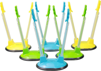 Baggy Rack For Ziploc Bag Holder, Food Prep & Freezer Bag Holders, 6 Pack/6 Color