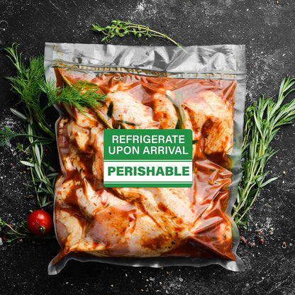 500 Pcs Waterproof Perishable Stickers for Shipping 3 × 2 Inch Perishable Refrigerate Upon Arrival Labels Green Keep Refrigerated Warning Stickers Packing Labels for Food Delivery Cold Chain