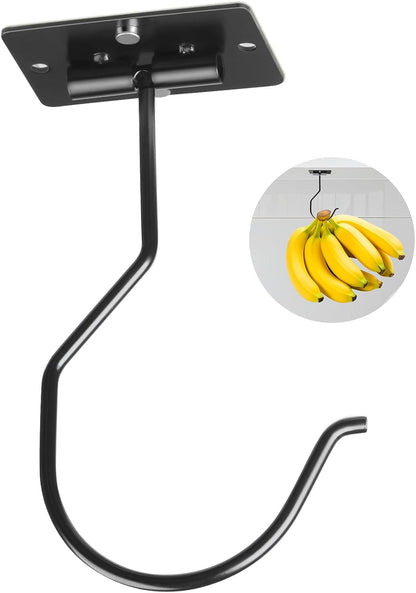 Self Adhesive Banana Hook Under Cabinet Folding Banana Hanger Holder