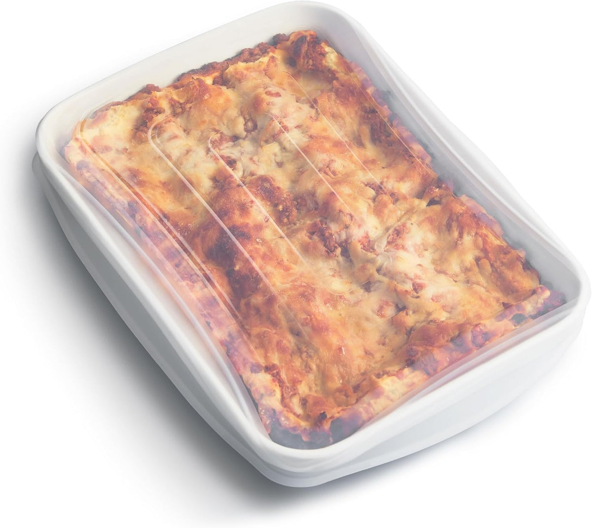 Reusable Silicone Rectangle Stretch Lid, Food Cover for 9x13 inch