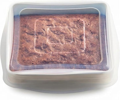 Reusable Silicone Rectangle Stretch Lid, Food Cover for 9x13 inch