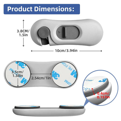 5-Pack Child Proof Refrigerator Lock with 3M Adhesive