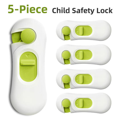5-Pack Child Proof Refrigerator Lock with 3M Adhesive