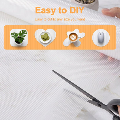 Shelf Liner for Kitchen 12IN x 20FT Cabinet Drawer, Fridge Liner