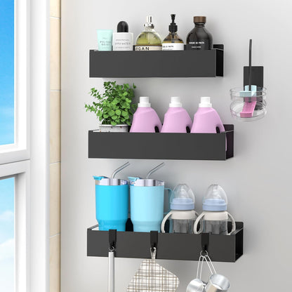 Magnetic Tumbler Organizer, Cup Holder for Fridge, Black | Quality Material, Ideal for Owala, Stanley, Yeti, HydroJug, Easy to Remove