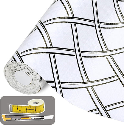 2-Layer Drawer and Shelf Liner for Kitchen Cabinet: 12 in X 20 Ft Non Slip Waterproof Shelf Paper Non Adhesive Refrigerator Liners White Marble Easy Liners for Bathroom with Knife Tape Measure